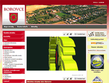 Tablet Screenshot of borovce.sk